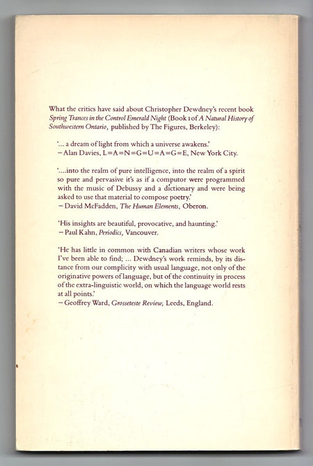 Alter Sublime by Christopher Dewdney