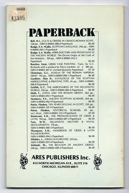 Historical Scarabs: a Series of Drawings from the Principal Collections by W. M. Flinders Petrie