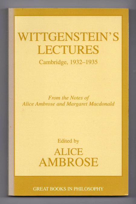 Lectures, Cambridge 1932-35 by Ludwig Wittgenstein