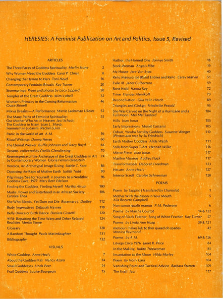 Heresies Issue Five: The Great Goddess