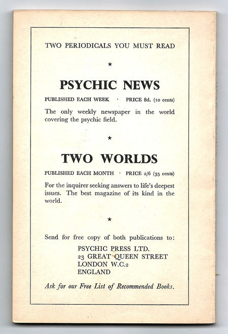 I Hear a Voice: a Biography of E. G. Fricker, the Healer by Maurice Barbanell