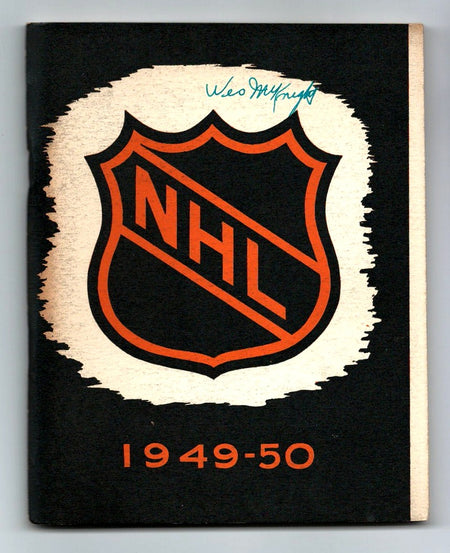 National Hockey League Press and Radio Guide 1949-50