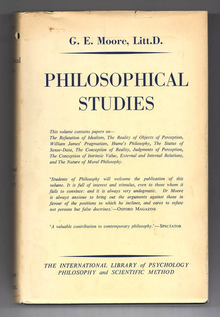 Philosophical Studies by G.E. Moore