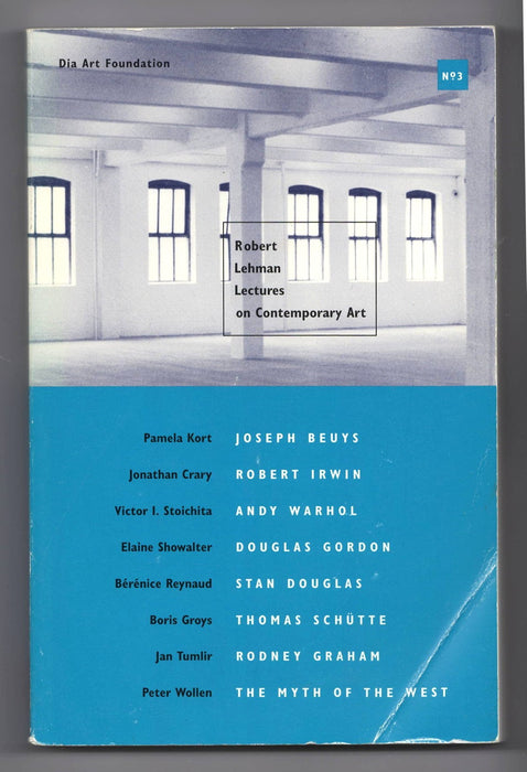 Robert Lehman Lectures On Contemporary Art No. 3