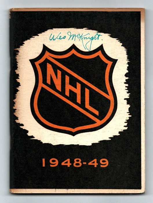 National Hockey League Press and Radio Guide 1948-49 