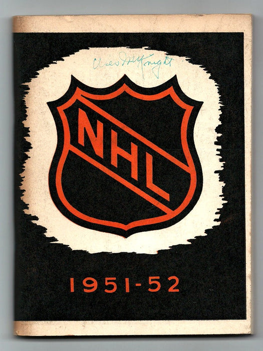 National Hockey League Press and Radio Guide 1951-52