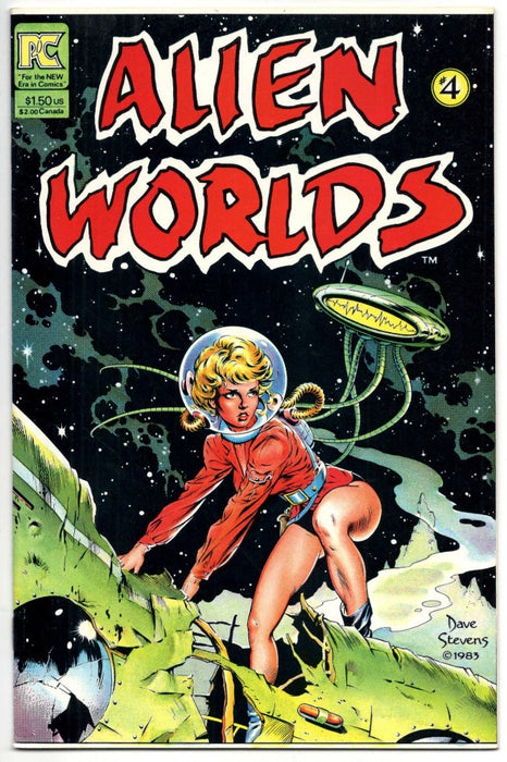 Alien Worlds #4 by Bruce Jones and Dave Stevens