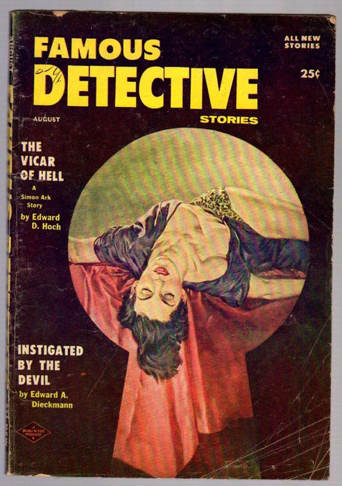 Famous Detective Stories - August 1956