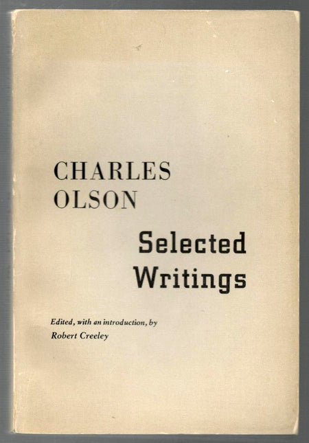 Selected Writings of Charles Olson